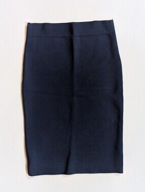 BCBG Navy Bandage Skirt M
